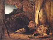 Samuel Palmer The Sleeping Shepherd painting